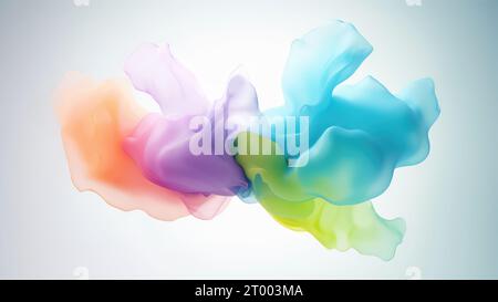 Rauchiger Hintergrund Stockfoto