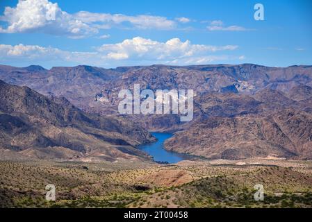 Der wunderschöne Willow Beach im Lake Mohave Teil des Colorado River - Black Canyon, Arizona Stockfoto