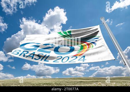 2024 G20-Gipfel in Rio de Janeiro Stockfoto