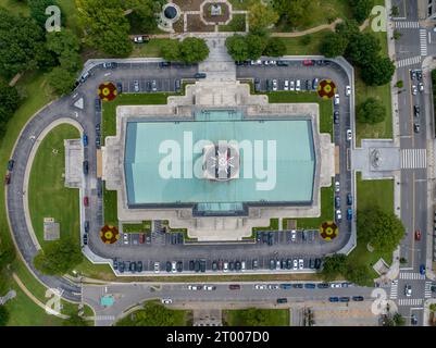 Luftaufnahme Des State Capitol Building In Nashville Tennessee Stockfoto