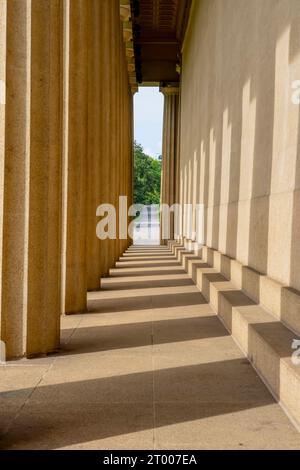 Luftaufnahme Des Parthenon Im Centennial Park In Nashville Tennessee Stockfoto