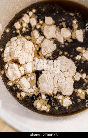 Schwedische Fleischklößchen-Sauce Stockfoto