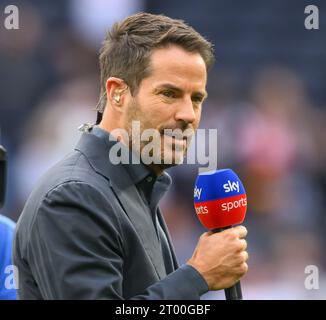 London, Großbritannien. 30. September 2023. 30 Sep 2023 - Tottenham Hotspur gegen Liverpool - Premier League - Tottenham Hotspur Stadium Sky TV Fußballexperte Jamie Redknapp Bildnachweis: Mark Pain/Alamy Live News Stockfoto
