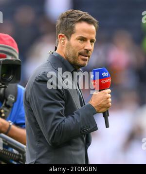 London, Großbritannien. 30. September 2023. 30 Sep 2023 - Tottenham Hotspur gegen Liverpool - Premier League - Tottenham Hotspur Stadium Sky TV Fußballexperte Jamie Redknapp Bildnachweis: Mark Pain/Alamy Live News Stockfoto