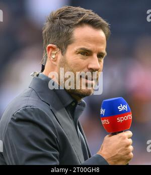 London, Großbritannien. 30. September 2023. 30 Sep 2023 - Tottenham Hotspur gegen Liverpool - Premier League - Tottenham Hotspur Stadium Sky TV Fußballexperte Jamie Redknapp Bildnachweis: Mark Pain/Alamy Live News Stockfoto