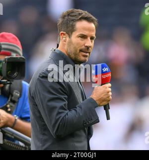 London, Großbritannien. 30. September 2023. 30 Sep 2023 - Tottenham Hotspur gegen Liverpool - Premier League - Tottenham Hotspur Stadium Sky TV Fußballexperte Jamie Redknapp Bildnachweis: Mark Pain/Alamy Live News Stockfoto