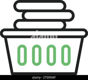 Vektorbild des Symbols „Wäschekorb“. Stock Vektor