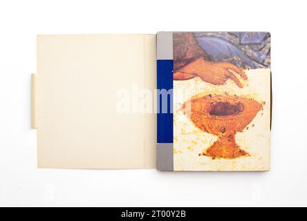 Trinity von Andrej Rublev an Antology, von Wzdornow, G.I., und Komech, A.I., erstmals 1981 in der UdSSR veröffentlicht. Stockfoto