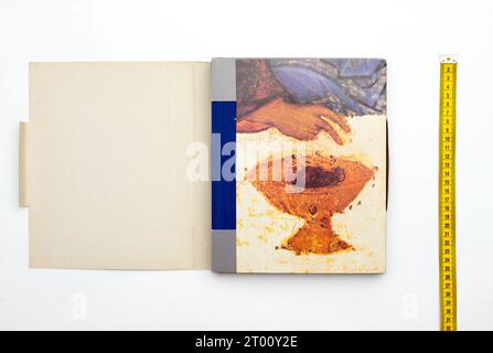 Trinity von Andrej Rublev an Antology, von Wzdornow, G.I., und Komech, A.I., erstmals 1981 in der UdSSR veröffentlicht. Stockfoto