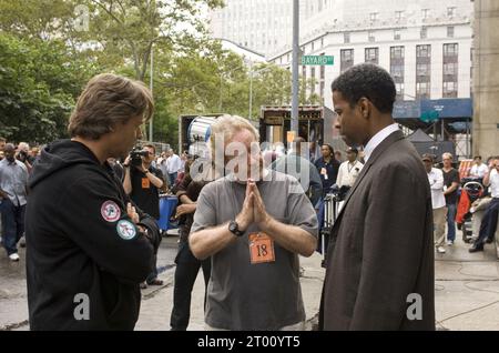 US-amerikanischer Gangster Jahr : 2007 US-Regisseur: Ridley Scott Ridley Scott, Russell Crowe, Denzel Washington Shooting Picture Stockfoto