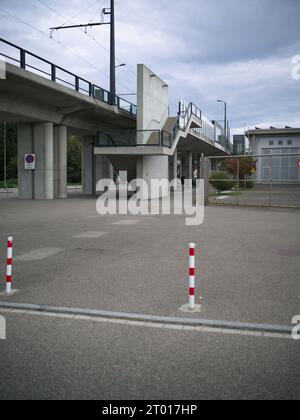 Bahnhof in der Nähe von Zürich, Schweiz Stockfoto