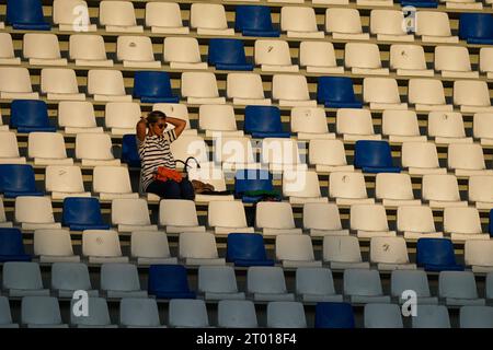 Reggio Emilia, Italien. Oktober 2023. Sitzplätze während der US-amerikanischen Sassuolo Calcio gegen AC Monza, Serie A, im Mapei Stadium. Quelle: Alessio Morgese/Alessio Morgese/Emage/Alamy Live News Stockfoto