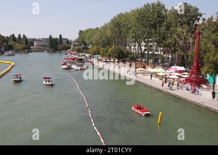 LA VILLETTE BASIN PARIS Stockfoto