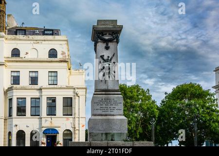 Dover, England, Vereinigtes Königreich - 25. August 2022 : Blick auf das Rifles Monument in Dover Stockfoto