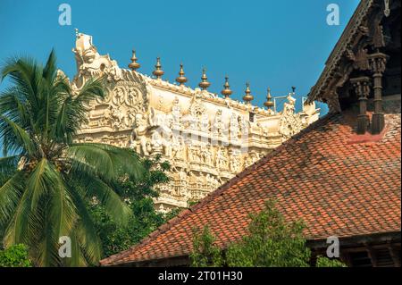 08 12 2007 Vintage Kuthiramalika Palast Trivandrum Kerala Indien.Asien. Stockfoto