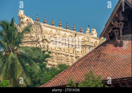 08 12 2007 Vintage Kuthiramalika Palast Trivandrum Kerala Indien.Asien. Stockfoto