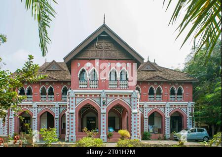 01 19 2013 1888 AD-College of Fine Arts Trivandrum Thiruvananthapuram, Kerala INDIEN Asien. Stockfoto