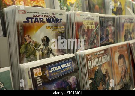 Star Wars Comic-Bücher im Angebot Stockfoto