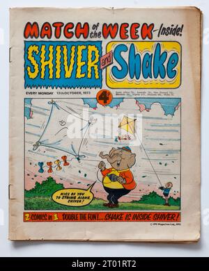 Shiver and Shake Comic Stockfoto