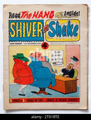 Shiver and Shake Comic Stockfoto