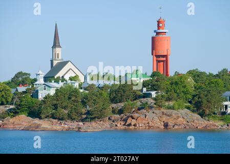 Hanko an einem sonnigen Julimorgen. Südfinnland Stockfoto