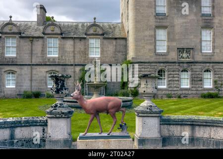 Die Sommerresidenz der britischen Königsfamilie ist Balmoral Castle in Aberdeenshire, Schottland Stockfoto