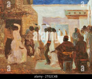 Pedro Figari - Candombe Under the Moon - Candombe o Candombe bajo la luna Stockfoto