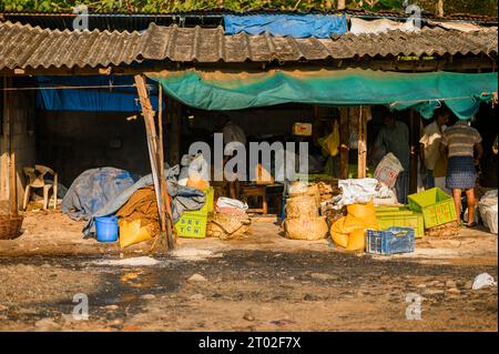 Straßenfotografie in Muvattupuzha kerala Indien, Markt, Street Life, Freundschaft Stockfoto