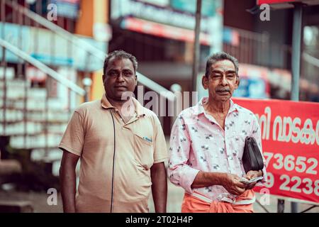 Wunderschöne Straßenfotografie im Vaikom, kerala Indien Stockfoto