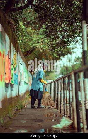 Wunderschöne Straßenfotografie im Vaikom, kerala Indien Stockfoto