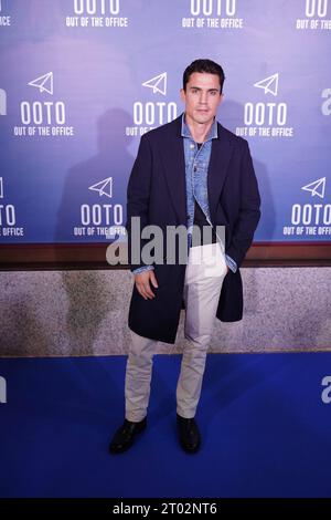 Madrid, Spanien. Oktober 2023. Alex Gonzalez während der Ooto Brand Veranstaltung in Madrid am Dienstag, 3. Oktober 2023. Quelle: CORDON PRESS/Alamy Live News Stockfoto