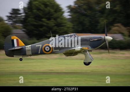 Ein Seesturm bei der Shuttleworth Collection Race Day Air Show 2023. Stockfoto