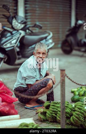 Straßenfotografie in Thripunithura, kerala Indien Stockfoto