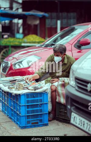 Straßenfotografie in Thripunithura, kerala Indien Stockfoto