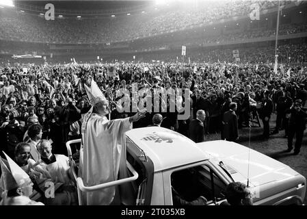 Papst Johannes Paul II. Besuchte die USA 1979 Stockfoto