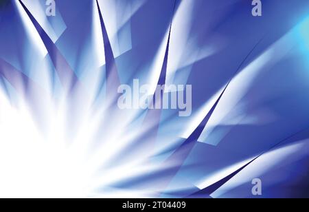 Moderne abstrakte Technologie Vektor mit blau mit weißer Farbe Hintergrund Design Vorlage Stock Vektor