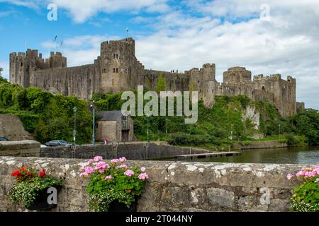 Pembroke Castle, Pembroke, Pembrokeshire, Wales Stockfoto