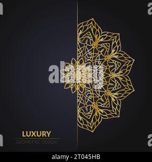 Luxuriöses, Kreatives Mandala-Design Stock Vektor