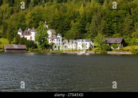 Schloss Grub, Hallstatt, Hallstättersee, Salzkammergut, Österreich Stockfoto