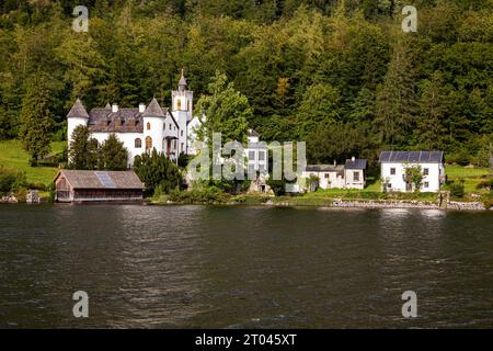 Schloss Grub, Hallstatt, Hallstättersee, Salzkammergut, Österreich Stockfoto