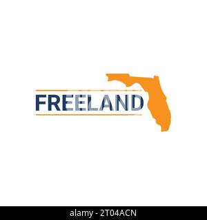 Freeland-Logo Stock Vektor