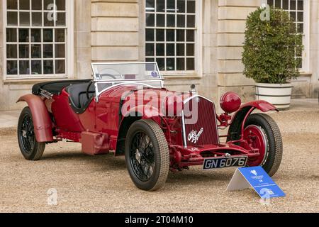 1931 Alfa Romeo 8C 2300 Monza Spider, Gewinner der Le Mans 24 Stunden 1931, Concours of Elegance 2023, Hampton Court Palace, London, Großbritannien Stockfoto