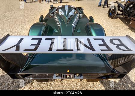 2003 Le Mans gewann Bentley Speed 8, Concours of Elegance 2023, Hampton Court Palace, London, Großbritannien Stockfoto