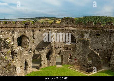 Restormel Castle, Lostwithiel, Cornwall, England Stockfoto