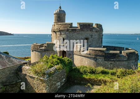St. Mawes Castle, St. Mawes, Cornwall, England Stockfoto