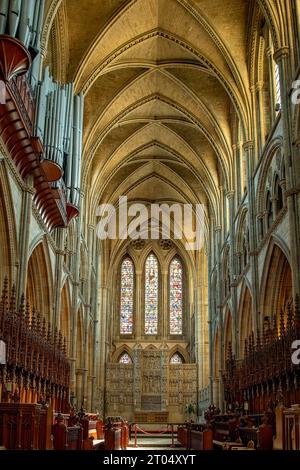 Chire in Truro Cathedral, Truro, Cornwall, England Stockfoto