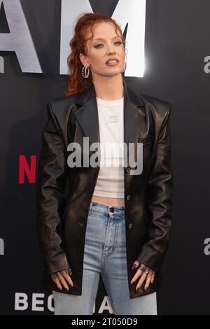 London, Großbritannien. Oktober 2023. Jess Glynne nimmt an der Netflix-Serie der Beckham Premiere Arrivals in Curzons Mayfair in London Teil. Quelle: S.A.M./Alamy Live News Stockfoto