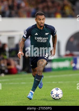 Linse, Frankreich, 3. Oktober 2023. Gabriel Jesus von Arsenal während des UEFA Champions League-Spiels im Estadio Bollaert Delelis, Lens. Der Bildnachweis sollte lauten: David Klein / Sportimage Stockfoto