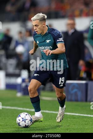 Linse, Frankreich, 3. Oktober 2023. Leandro Trossard von Arsenal während des UEFA Champions League Spiels im Estadio Bollaert Delelis, Lens. Der Bildnachweis sollte lauten: David Klein / Sportimage Stockfoto