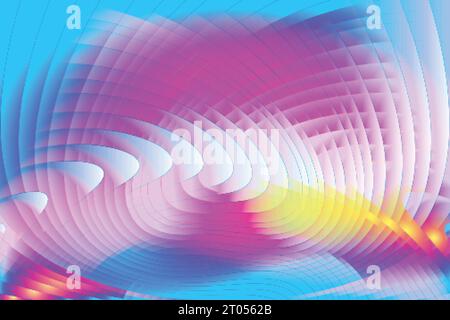 Neue stilvolle Netzfarbe flach kreative abstrakte übermäßig verlaufende bunte Vektor Hintergrund Design Stock Vektor